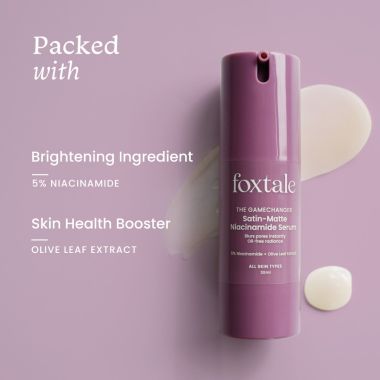 Foxtale: 5% Niacinamide Face Serum with Olive Leaf Extract - 30ml