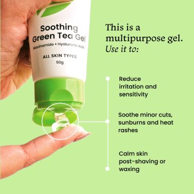 Foxtale: Soothing Green Tea Gel - 50gm