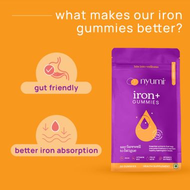 Nyumi: Iron+ Gummies - 30 Gummies