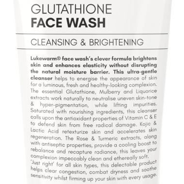Lukewarm: Glutathione Face Wash - 100ml