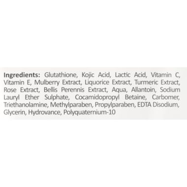 Lukewarm: Glutathione Face Wash - 100ml