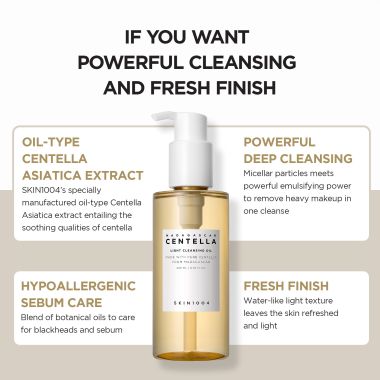 SKIN1004: Madagascar Centella Light Cleansing Oil - 30ml
