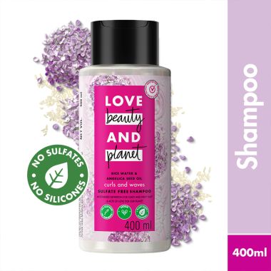 Love Beauty And Planet: Rice Water & Angelica Seed Oil Silicone Free Shampoo - 400ml