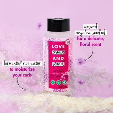 Love Beauty And Planet: Rice Water & Angelica Seed Oil Silicone Free Shampoo - 400ml