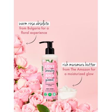 Love Beauty And Planet: Murumuru Butter & Rose Body Lotion - 190ml