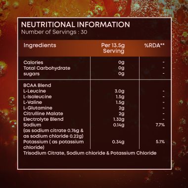 ZEELAB: BCAA - Cola - 400gm