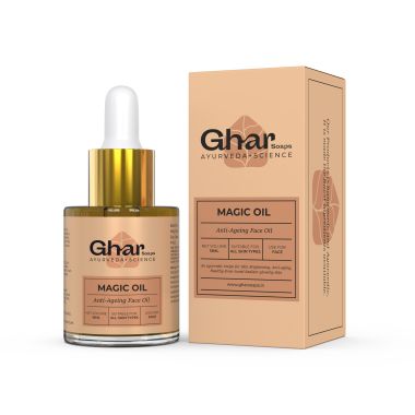 Ghar Soaps: Anti Ageing Ayurvedic Face Oil - 15ml