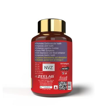 ZEELAB: Krill Oil Capsule - 120 Capsules