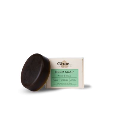 Ghar Soaps: Antibacterial Neem Bathing Soap - 100gm