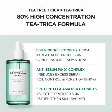 SKIN1004:  Madagascar Centella Tea-Trica Relief Ampoule 100ml