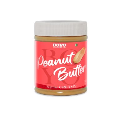 BOYO: Regular Creamy Peanut Butter - 510gm