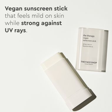 The Face Shop: The Therapy Vegan Sunscreen Stick SPF50+ - 18gm