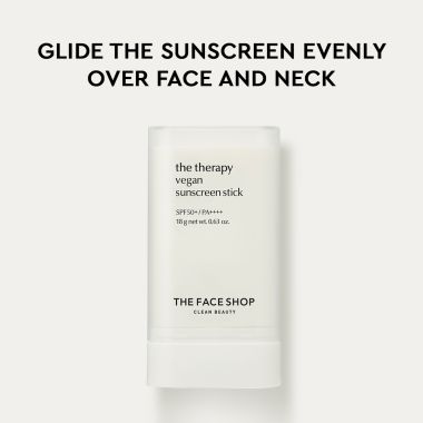 The Face Shop: The Therapy Vegan Sunscreen Stick SPF50+ - 18gm