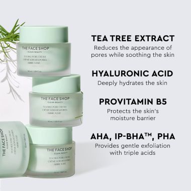 The Face Shop: Tea Tree Pore Cream - 50ml