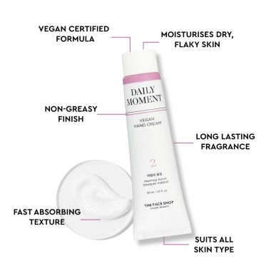 The Face Shop: Daily Moment Vegan Hand Cream - Morning Florist - 30ml