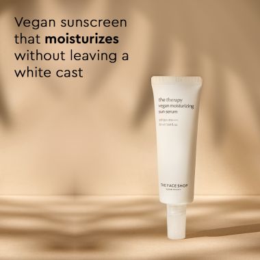 The Face Shop: The Therapy Vegan Moisturizing Sun Serum - 50ml