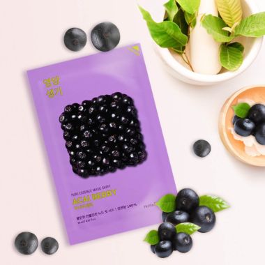 Holika Holika: Pure Essence Mask Sheet Acai Berry - 23ml