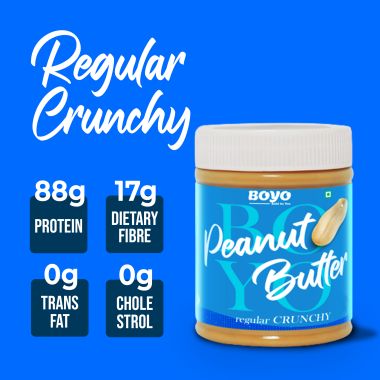 BOYO: Regular Crunchy Peanut Butter - 1kg