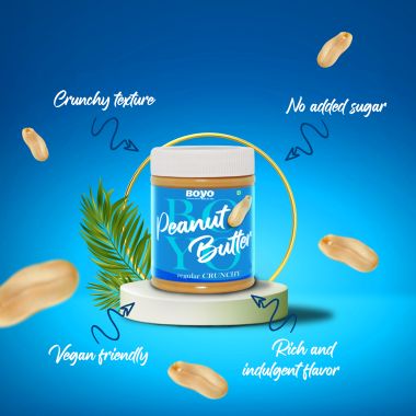 BOYO: Regular Crunchy Peanut Butter - 1kg