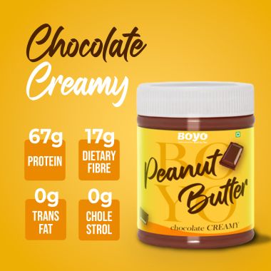 BOYO: Chocolate Creamy Peanut Butter - 1kg