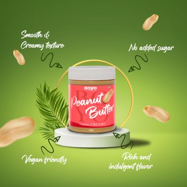 BOYO: Regular Creamy Peanut Butter - 1kg