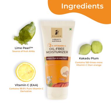 Pilgrim: Australian 2% Vitamin C Oil free Moisturizer - 50 gm