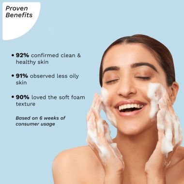 Pilgrim: Volcanic Lava Ash Foaming Face Wash with Built In Brush - 120ml