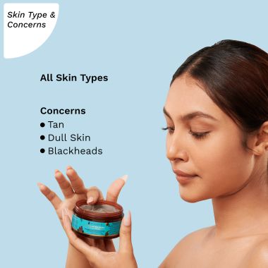 Pilgrim: Volcanic Lava Ash Face Scrub with Yugdugu & White Lotus - 100gm