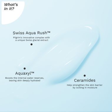 Pilgrim: Swiss Aqua Rush Overnight Hydrating Face Cream - 50gm