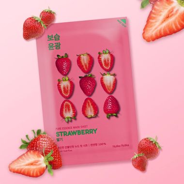 Holika Holika: Pure Essence Mask Sheet Strawberry - 23ml