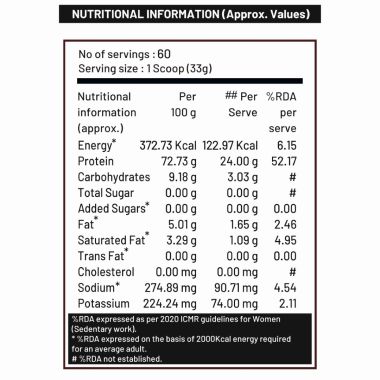 RiteBite Max Protein: Whey Protein - Irish Chocolate - 2kg