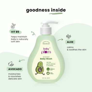 Plum: Avocado Baby Wash - 200ml