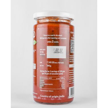 The Gourmet Jar: Basil Pasta Sauce - 390gm