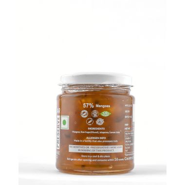 The Gourmet Jar: Mango Jalapeno Preserve - 230gm