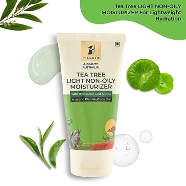 Pilgrim: Tea Tree Light Non-Oily Moisturizer - 80gm