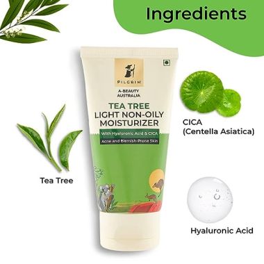 Pilgrim: Tea Tree Light Non-Oily Moisturizer - 80gm