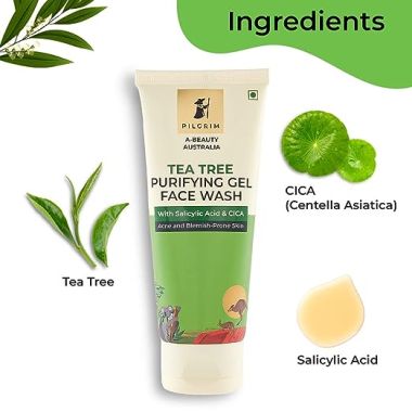 Pilgrim: Australian Tea Tree & Salicylic Acid Gel Face Wash - 100ml