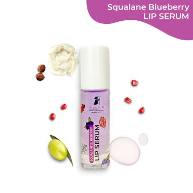 Pilgrim: Squalane Lip Serum - Blueberry with Roll-On - 6ml