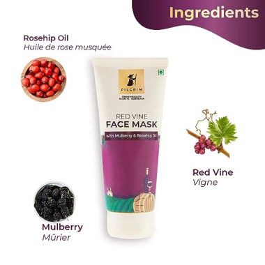 Pilgrim: Anti Ageing Red Vine Face Pack - 100gm