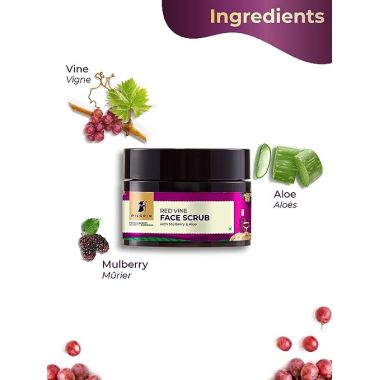 Pilgrim: Red Vine Face Scrub - 50gm