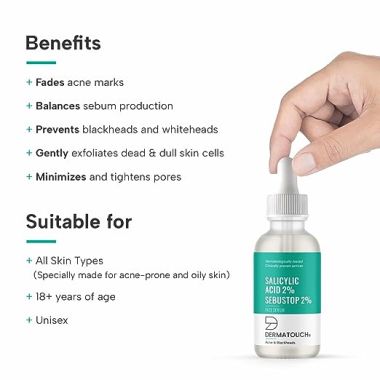 Dermatouch: Salicylic Acid 2% Sebustop 2% Face Serum - 30ml