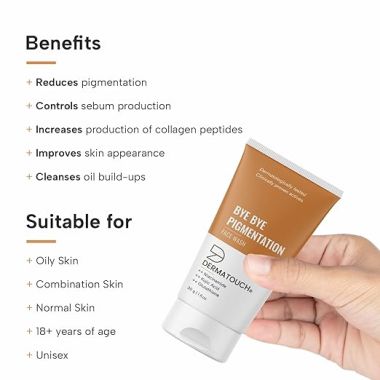 Dermatouch: Bye Bye Pigmentation Face Wash - 30gm