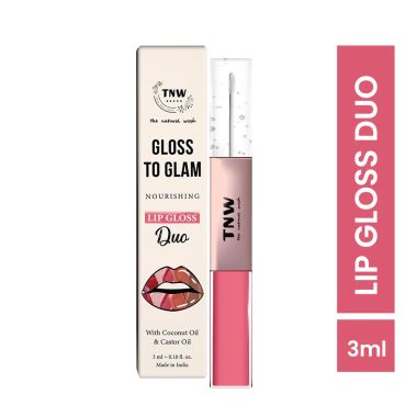 TNW - The Natural Wash: Gloss To Glam Nourishing Lip Gloss Duo - Raindrop & Slush (1.5ml each)