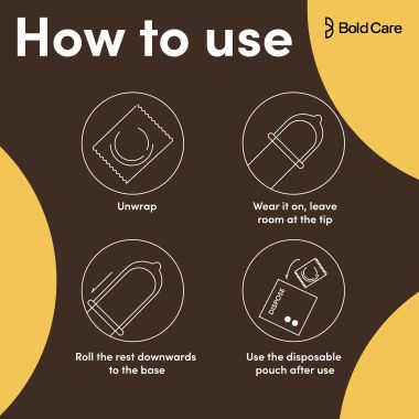 Bold Care: Ultra Thin Long Last Condoms  - Lubricated -  Pack Of 10