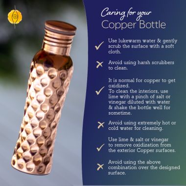 Sarveda: Sarveda Curved Diamond Groove Water Bottle - 1 Litre