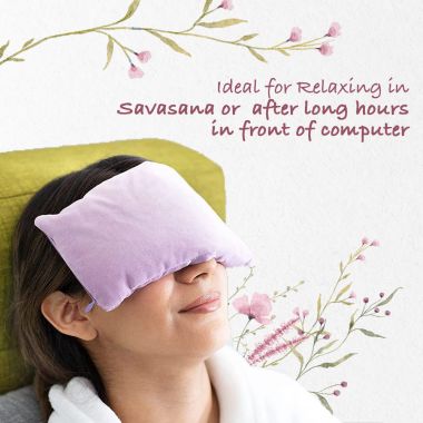 Sarveda: Lavender Scented Eye Pillows for Yoga - Navy Blue