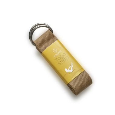Sarveda: Organic Cotton Strap Yoga Belt - Beige