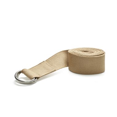 Sarveda: Organic Cotton Strap Yoga Belt - Beige