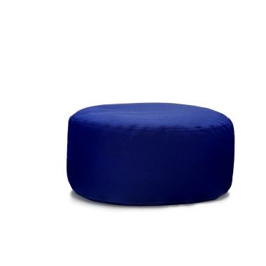 Sarveda: Buckwheat Hulls Hi-Zafu Meditation Cushion - Royal Blue