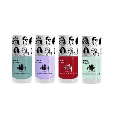 Elitty Beauty: Mad Over Nails (Planet Her, Meta Verse, Bad Breakup, Peace Out) - Glossy Combo